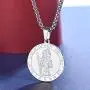 FaithHeart Saint Christopher/Jude/Joseph/Anthony/Thomas/Benedict/Patrick Necklace Stainless Steel Catholic Patron Saints Medal Jewelry Blessings Amulet Customize Available FaithHeart Saint Christopher/Jude/Joseph/Anthony/Thomas/Benedict/Patrick Necklace Stainless Steel Catholic Patron Saints Medal Jewelry Blessings Amulet Customize Available