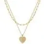 IEFSHINY Gold Layered Initial Necklaces for Women Girls, 14K Gold Plated Dainty Heart Initial Pendant Necklace Layering Choker Paperclip Link Chain Layered Necklaces for Women Jewelry Teen Girl Gifts IEFSHINY Gold Layered Initial Necklaces for Women Girls, 14K Gold Plated Dainty Heart Initial Pendant Necklace Layering Choker Paperclip Link Chain Layered Necklaces for Women Jewelry Teen Girl Gifts