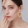 Makone 36 Pairs Fashion Earrings for Women, Stylish Teen Girls Tassel Dangle Earring & Pearl Stud Jewelry Set, Leather/Rattan/Gold/Acrylic Hoop Eardrop for Friend Birthday, Valentine, Christmas Gifts