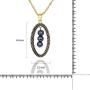 Cring Coco Custom Name Necklace Personalized 14K Gold Plated Hawaiian Series Pendant Jewelry Customized Engraving Date/Text, Inspirational Gifts for Person You Love