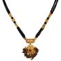 Efulgenz Indian Bollywood Antique Traditional Gold Plated Thushi Mangalsutra Pendant Necklace Set Jewelry for Women