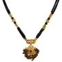 Efulgenz Indian Bollywood Antique Traditional Gold Plated Thushi Mangalsutra Pendant Necklace Set Jewelry for Women Efulgenz Indian Bollywood Antique Traditional Gold Plated Thushi Mangalsutra Pendant Necklace Set Jewelry for Women