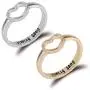 Aineecy Infinity Love Heart Rings Set for Friendship Geometric Hollow Peach Heart Engraved Letter Index Finger Rings for Women Girls Graduation Gift 2Pcs/Set Aineecy Infinity Love Heart Rings Set for Friendship Geometric Hollow Peach Heart Engraved Letter Index Finger Rings for Women Girls Graduation Gift 2Pcs/Set