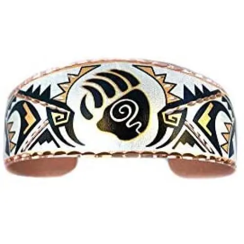 Copper Cuff Bear Claw Wrist Bracelet Southwest Native Apache Design Origin. Copper Cuff Bear Claw Wrist Bracelet Southwest Native Apache Design Origin.