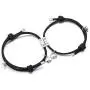 Jstyle Gift for Valentines Day 2PCS Couple Magnetic Bracelet Set Mutual Attraction Rope Braided Bracelets Adjustable Charm Couple Jewelry Set for Women Men Jstyle Gift for Valentines Day 2PCS Couple Magnetic Bracelet Set Mutual Attraction Rope Braided Bracelets Adjustable Charm Couple Jewelry Set for Women Men