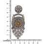 Aheli Bollywood Ethnic Oxidised Earrings Dangler Stylish Traditional Indian Fashion Jewelry for Women, Girls