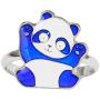 Fun Jewels Cute Panda Bear Color Change Animal Mood Ring Gift for Boys Girls Size Adjustable