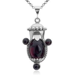 Cherry Amber Sterling Silver Victorian Set Earrings Pendant Necklace Chain 18''