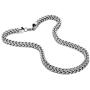 URBAN JEWELRY Stunning Thick 8 mm Stainless Steel Mens Necklace Chain (Silver)