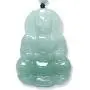 Guan Yin Pendant | Guan Yin Necklace | Kuan Yin Pendant | Jade Pendant | Kuan Yin Pendant | Kwan Yin Necklace | Guanyin Necklace | Grade A Jadeite Jade, 26'' Adjustable Rope ( 54..5mm High)