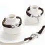 Infinity Cremation Bracelet for Ashes Genuine Leather Memorial Urn Bangle for Human Stainless Steel Keepsake Bracelet Jewelry for Women Men Infinity Cremation Bracelet for Ashes Genuine Leather Memorial Urn Bangle for Human Stainless Steel Keepsake Bracelet Jewelry for Women Men