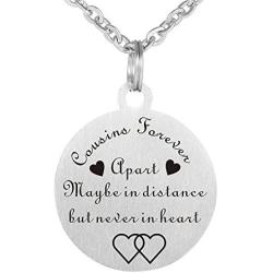Kisseason Gift for Best Friends Sisters Forever Dog Tag Jewelry Keychain Pendant Necklace