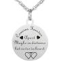 Kisseason Gift for Best Friends Sisters Forever Dog Tag Jewelry Keychain Pendant Necklace