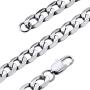 GoldChic Jewelry Free Engraved, 4MM/6MM/9MM 18K Real Gold Plated Chunky Cuban Link Chain Necklace for Men Women,Stainless Steel/Black Rhodium Plated Curb Chain Necklace 14-30 inches with Gift Box