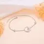 Sterling Silver Sea Mermaid Crescent Moon Necklace Charm Bracelet Anklet Tail Open Ring Women Daughter Mermaid Jewelry