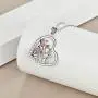 ONEFINITY Giraffe Necklace with Girl 925 Sterling Silver Heart Pendant Jewelry Keep Me in Your Heart Gifts for Women Girlfriend ONEFINITY Giraffe Necklace with Girl 925 Sterling Silver Heart Pendant Jewelry Keep Me in Your Heart Gifts for Women Girlfriend