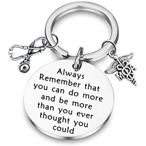 BAUNA Medical Assistant Gifts MA Keychain MA Medical Assistant Graduation Gift Always Remember That You Can Do More Inspirational Jewelry Medical Student Gift BAUNA Medical Assistant Gifts MA Keychain MA Medical Assistant Graduation Gift Always Remember That You Can Do More Inspirational Jewelry Medical Student Gift