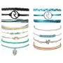 Wremily 15-20 Pieces Wave Strand Bracelet Set Handmade Braided Rope Bracelet for Women Girls, Adjustable Waterproof Multicolor Surfer String Bracelet Handcrafted Jewelry Wremily 15-20 Pieces Wave Strand Bracelet Set Handmade Braided Rope Bracelet for Women Girls, Adjustable Waterproof Multicolor Surfer String Bracelet Handcrafted Jewelry