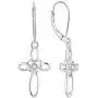 YL Celtic Knot Cross Earrings Sterling Silver Dangle Drop Earrings Gemstones Heart Religious Leverback Jewelry for Women YL Celtic Knot Cross Earrings Sterling Silver Dangle Drop Earrings Gemstones Heart Religious Leverback Jewelry for Women