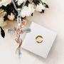 SNZM Rose Pendant Necklace for Women Mother Day Necklace Jewelry for Wife Mom Girlfriend