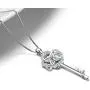 Sterling Silver Celtic Jewelry for Women, Love Knot Irish Key Pendant Necklace Christmas Gifts for Her Sterling Silver Celtic Jewelry for Women, Love Knot Irish Key Pendant Necklace Christmas Gifts for Her