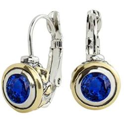 John Medeiros Beijos Collection Beautiful 6MM Cubic-Zirconia Bezel Earring Set …