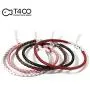 T400 Black Brown Red Pink White Bangle Charm Braided Bracelet Genuine Cowhide Leather Wristband for Unisex Women Men Beads Gift T400 Black Brown Red Pink White Bangle Charm Braided Bracelet Genuine Cowhide Leather Wristband for Unisex Women Men Beads Gift