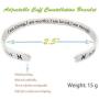 RENYILIN Creative Cuff Bracelet, Zodiac Bracelet, Inspirational Stainless Steel Bracelet for Men and Women
