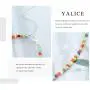 Yalice Multicolor Choker Necklace Chain Rainbow Seed Bead Necklaces Jewelry for Women and Girls Yalice Multicolor Choker Necklace Chain Rainbow Seed Bead Necklaces Jewelry for Women and Girls
