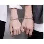 Yopicks Magnetic Couples Bracelets, Mutual Attraction Rope Braided His and Hers Bracelets Custom Nameplate ID Matching Bracelets for Lover Yopicks Magnetic Couples Bracelets, Mutual Attraction Rope Braided His and Hers Bracelets Custom Nameplate ID Matching Bracelets for Lover