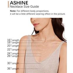 ASHINE 925 Sterling Silver 1mm & 0.8 Italian Box Chain Necklace 16'' - 30'' with Silver Polishing Cloth