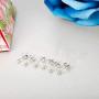 Sllaiss 6 Pairs 925 Sterling Silver Tiny CZ Stud Earrings for Women Men Round Cut CZ Earrings Set Hypoallergenic Cartilage Cubic Zirconia Piercing Jewelry