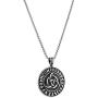 AsAlways Irish Celtic Triquetra Triangle Trinity Knot Pendant Viking Norse Rune Necklace Stainless Steel Vintage for Men Original Jewelry