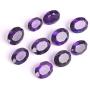 February Birthstone ! Marvelous 125 Ct. appox / 10 Pcs Oval Cut Violet Amethyst Loose Gemstone Lot