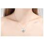 Luvalti Daddys Girl Heart Pendant Necklace - Father Daughter Necklace Set - Best