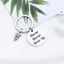 HOLLP Veterinarian Jewelry Veterinary Technician Gifts Never Never Given Up Keychain Vet Tech Jewelry Gift for Veterinarian HOLLP Veterinarian Jewelry Veterinary Technician Gifts Never Never Given Up Keychain Vet Tech Jewelry Gift for Veterinarian