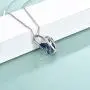 TOUPOP Butterfly Crystal Pendant Necklace S925 Sterling Silver Anniversary Birthday Butterfly Gifts for Butterfly Lovers, Fine Jewelry Gifts for Women