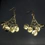 Seawhisper Belly Dance Gold/Silver Coins Necklace and Earrings Bracelets