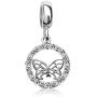 JMQJewelry Butterfly Charm Dangle Crystal Charms Beads Bracelets