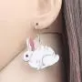 WEVENI Acrylic Easter Egg Bunny Rabbit Hare Earrings Dangle Drop Lovely Pet Jewelry For Women Girls Nice Gift WEVENI Acrylic Easter Egg Bunny Rabbit Hare Earrings Dangle Drop Lovely Pet Jewelry For Women Girls Nice Gift