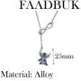 FAADBUK Lilo & Stitch Inspired Gift Ohana Jewelry Stitch Lover Gift Stitch Y Lariat Jewelry Gift for Stitch Fans