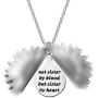 SEIRAA Gift for Best Friend Friendship flower Locket Necklace Not Sister by Blood But Sister by Heart Sunshine Flower Necklace