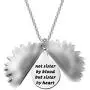 SEIRAA Gift for Best Friend Friendship flower Locket Necklace Not Sister by Blood But Sister by Heart Sunshine Flower Necklace