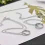MJartoria Matching Necklaces for Couples, His and Hers Engraved Rhinestone Ring Pendant Set Gifts for Boyfriend Girlfriend MJartoria Matching Necklaces for Couples, His and Hers Engraved Rhinestone Ring Pendant Set Gifts for Boyfriend Girlfriend