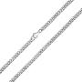 Bling Jewelry Basic Strong Solid Silver Gold Tone Black Stainless Steel 4MM Wide Curb Cuban Mens Link Chain Necklace 18 20 24 30 Inch