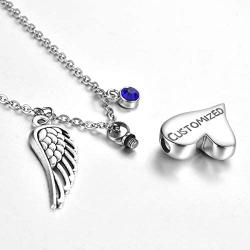 COCO Park Love Heart Stainless Steel Urn Pendant Necklace Ash Memorial Keepsake Cremation Jewelry