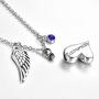 COCO Park Love Heart Stainless Steel Urn Pendant Necklace Ash Memorial Keepsake Cremation Jewelry