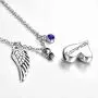 COCO Park Love Heart Stainless Steel Urn Pendant Necklace Ash Memorial Keepsake Cremation Jewelry COCO Park Love Heart Stainless Steel Urn Pendant Necklace Ash Memorial Keepsake Cremation Jewelry