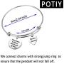 POTIY Aunt Bracelet Aunt Adjustable Bracelet Jewelry Aunt Gift Not Auntie by Blood But Auntie by Heart Birthday Gift for Auntie from Nephew Niece