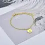 THREE KEYS JEWELRY Silver Initial Bracelet for Women Gifts Stainless Steel Dainty Coin Name Initial Charm Bracelet Letter Pendant 26 Alphabet Initial Bracelets for Girls with Initial THREE KEYS JEWELRY Silver Initial Bracelet for Women Gifts Stainless Steel Dainty Coin Name Initial Charm Bracelet Letter Pendant 26 Alphabet Initial Bracelets for Girls with Initial